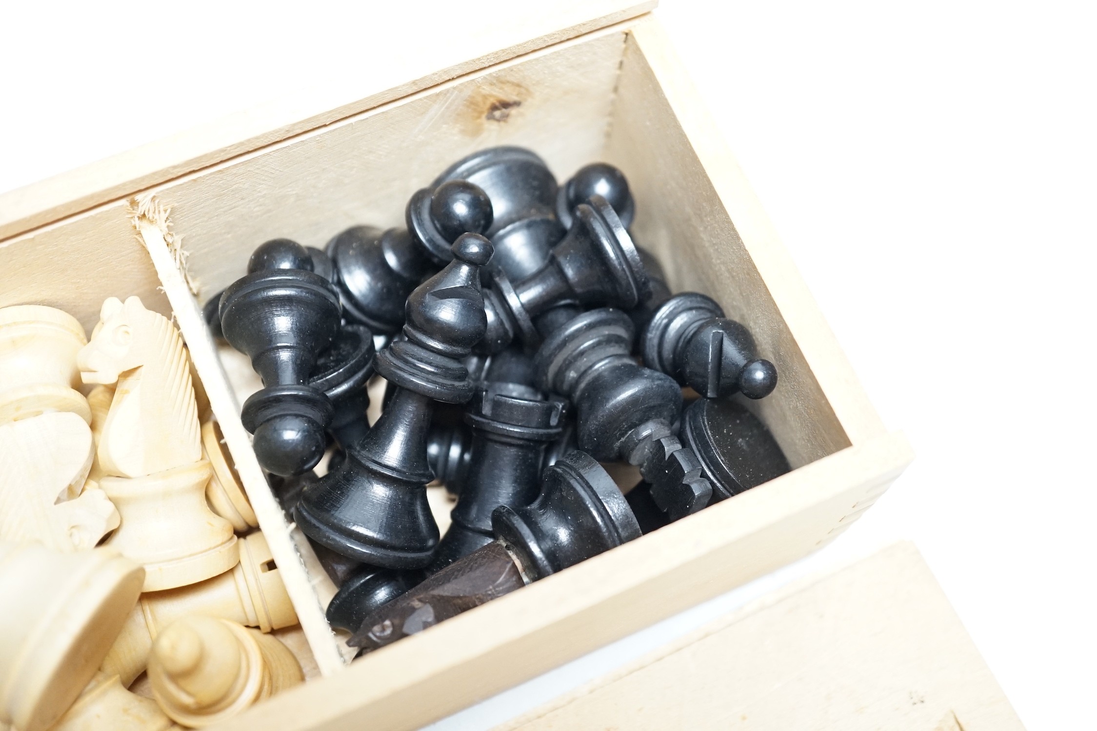 A Staunton chess set